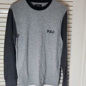 Polo by Ralph Lauren Men's Two-Tone Gray Sweatshirt